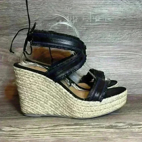 Manebi Espadrille Wedge Sandals - Picture 1 of 8